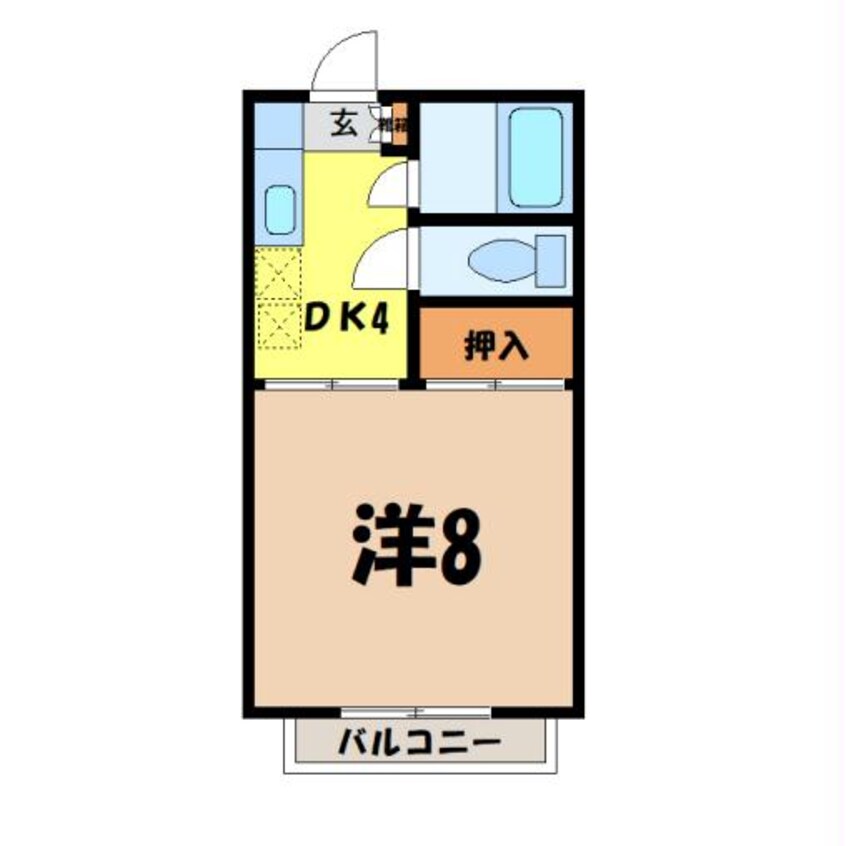 間取図 村岡ビューハイツ　(Ａ・Ｂ）棟