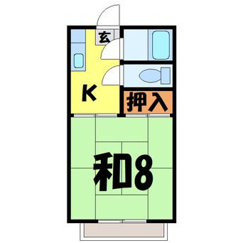 間取図 村岡ビューハイツ　(Ａ・Ｂ）棟