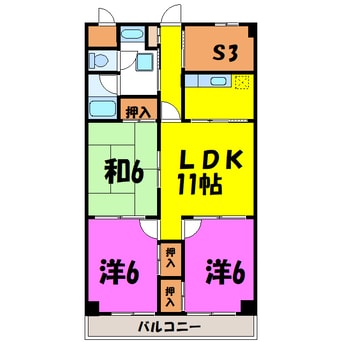 間取図 ダイアナマンション熊谷（熊谷市宮前町）