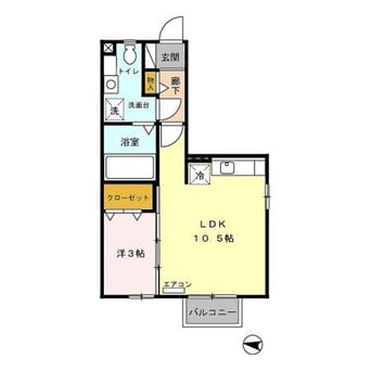 間取図 モナリエ富士見（行田市富士見町）