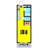 メゾンラベンダー15番館（熊谷市新堀） 1Rの間取り