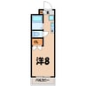 メゾンラベンダー15番館（熊谷市新堀） 1Rの間取り
