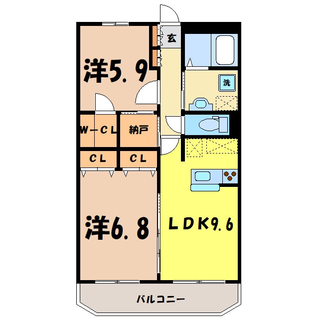 間取り図 エルピス（熊谷市拾六間）