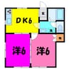 ライフステージ 2DKの間取り