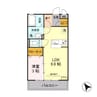 エスポワール（鴻巣市箕田） 1LDKの間取り