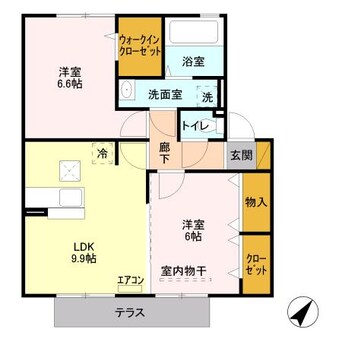 間取図 ベルドミール（熊谷市久下）70018457-1-101-ｓ