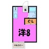 みどりコーポ（熊谷市村岡） 1Rの間取り
