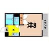 ブランドミール（熊谷市戸出） 1Kの間取り