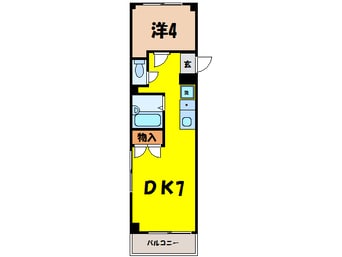 間取図 熊谷朝日第二ハイツ（熊谷市鎌倉町）