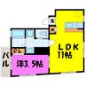 ALM21（熊谷市本町） 1LDKの間取り