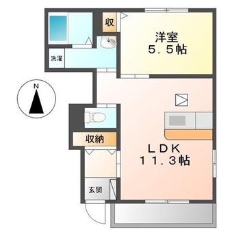 間取図 エスコート・けやき（深谷市栄町）37-0075