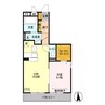 Exceed（行田市向町） 1LDKの間取り
