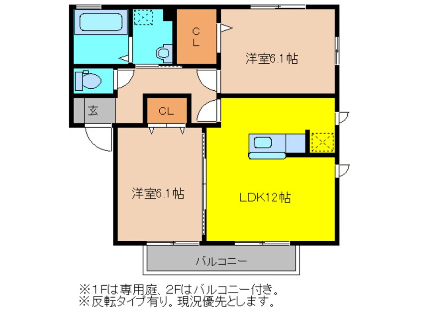 間取図 メゾン・パステル（深谷市武川）　