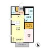 アンシャンテ東方（深谷市東方） 1DKの間取り