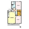 シャネルI&S（行田市佐間） 2LDKの間取り