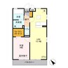スカイコート（深谷市上野台） 1LDKの間取り