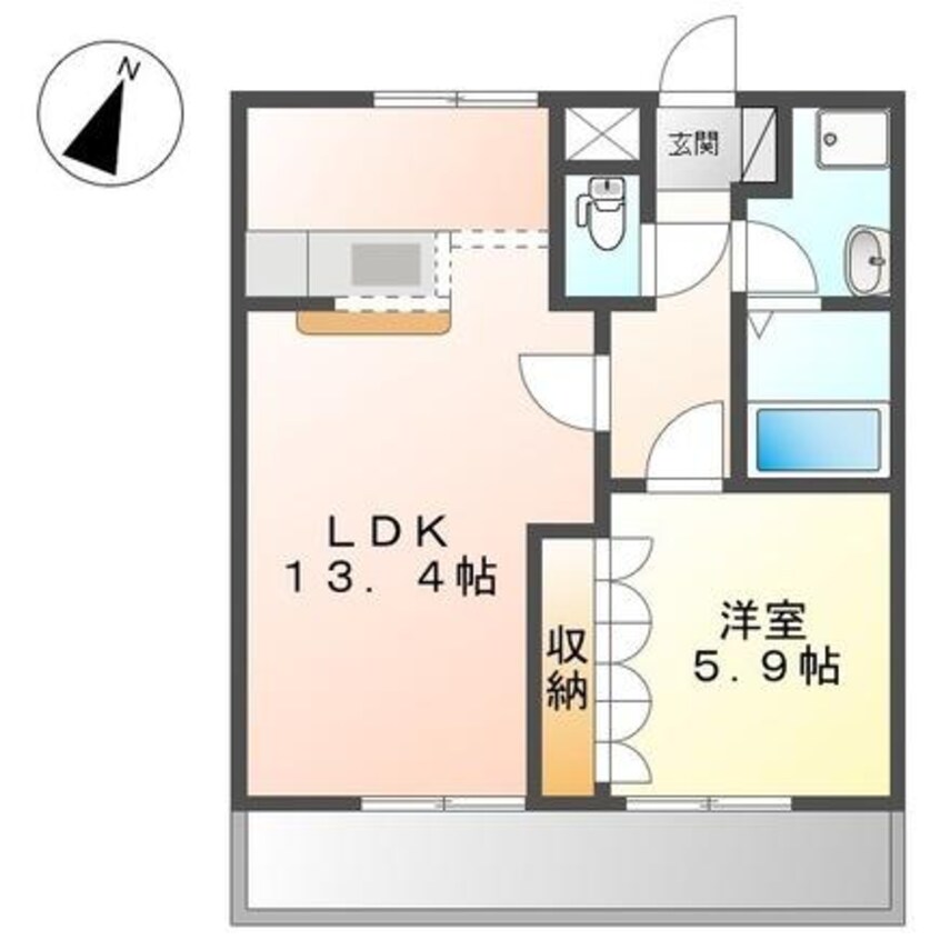 間取図 トロアレーブ