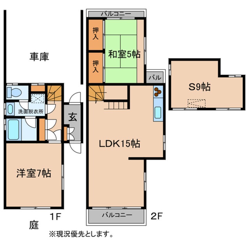 間取図 テスラ（熊谷市赤城町）