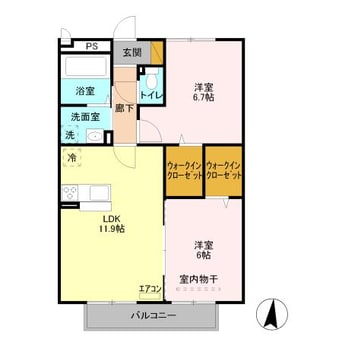 間取図 グラン・エスポワールⅠ（熊谷市佐谷田）