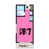 シティホームズ桜木町（熊谷市桜木町） 1Rの間取り