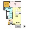 Ｌ＆Ｈ（熊谷市新堀） 1LDKの間取り