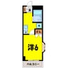 プラザ新保（深谷市仲町） 1Kの間取り
