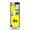 プラザ新保（深谷市仲町） 1Kの間取り