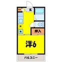 サンプラザ上柴Ｂ（深谷市上柴町西）の間取図