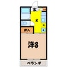 サンプラザ上柴Ａ（深谷市上柴町西） 1Kの間取り