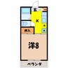 サンプラザ上柴Ａ（深谷市上柴町西） 1Kの間取り