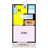 コーポ神沼（熊谷市銀座） 1Kの間取り