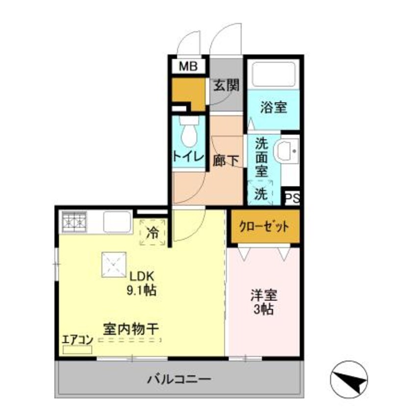 間取図 ロハス末広（熊谷市末広）700049625-001