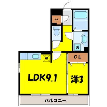 間取図 ロハス末広（熊谷市末広）700049625-001