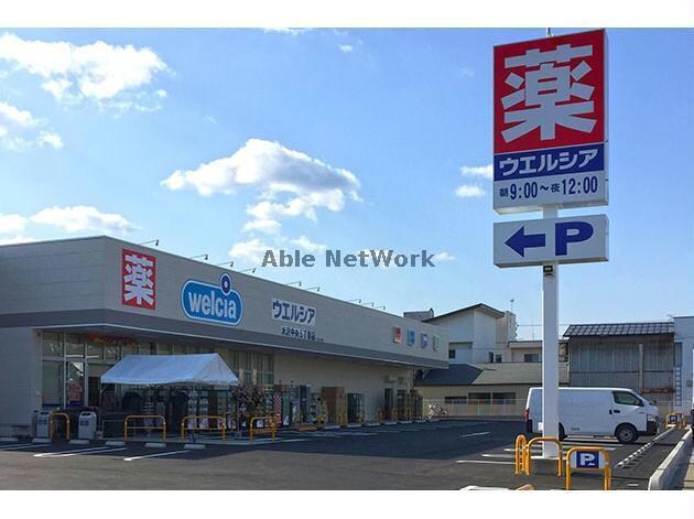 ウエルシア深谷中央店(ドラッグストア)まで752m エステートピア岩野（深谷市本住町）