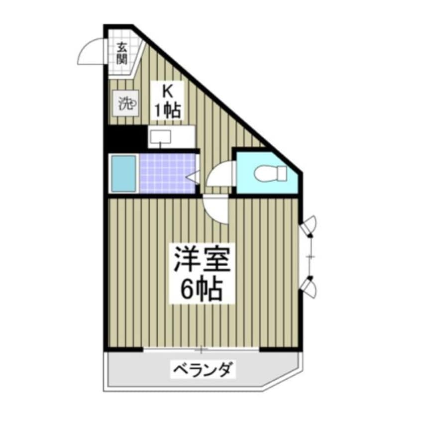 間取図 シャルマンフジ熊谷壱番館（熊谷市見晴町）