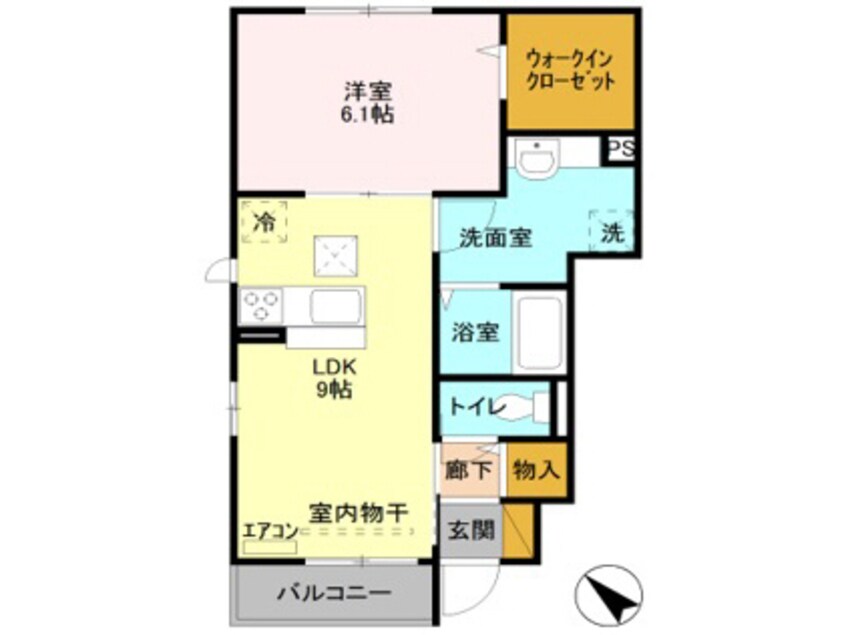 間取図 ペイサージュ宮前