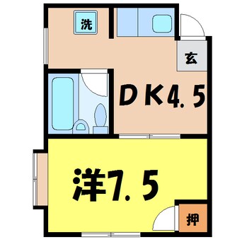 間取図 成澤コーポ（熊谷市宮前町）