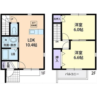 間取図 昭きんホーム A/Ｂ（深谷市小前田）