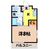 サンライフＦＵＫＡＹＡ（深谷市稲荷町） 1Kの間取り