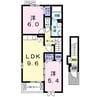 ユーロード（熊谷市本石） 2LDKの間取り