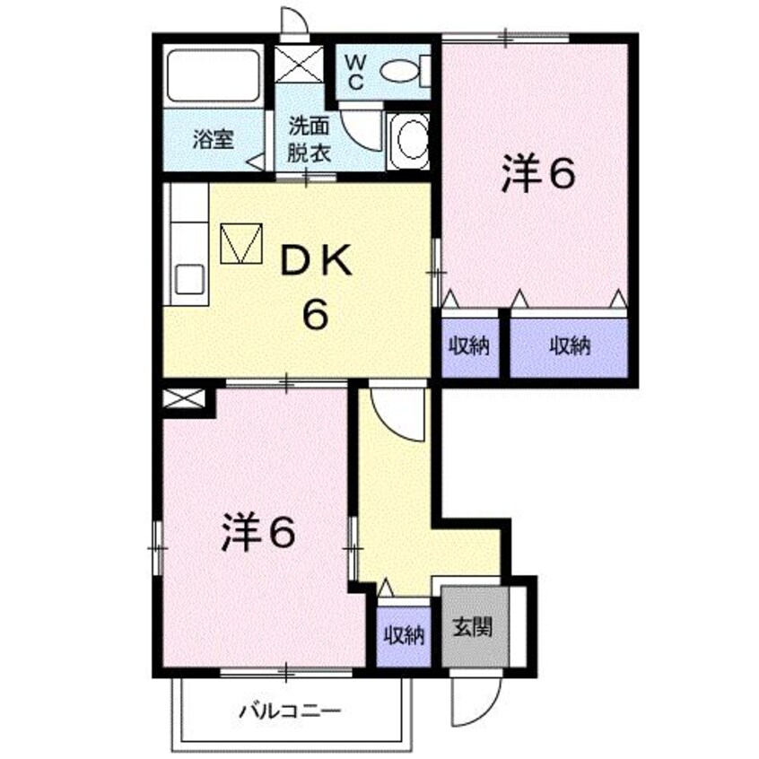 間取図 メゾン・ジョリ（熊谷市末広）