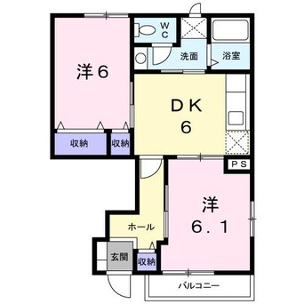間取図 メゾン・ジョリ（熊谷市末広）