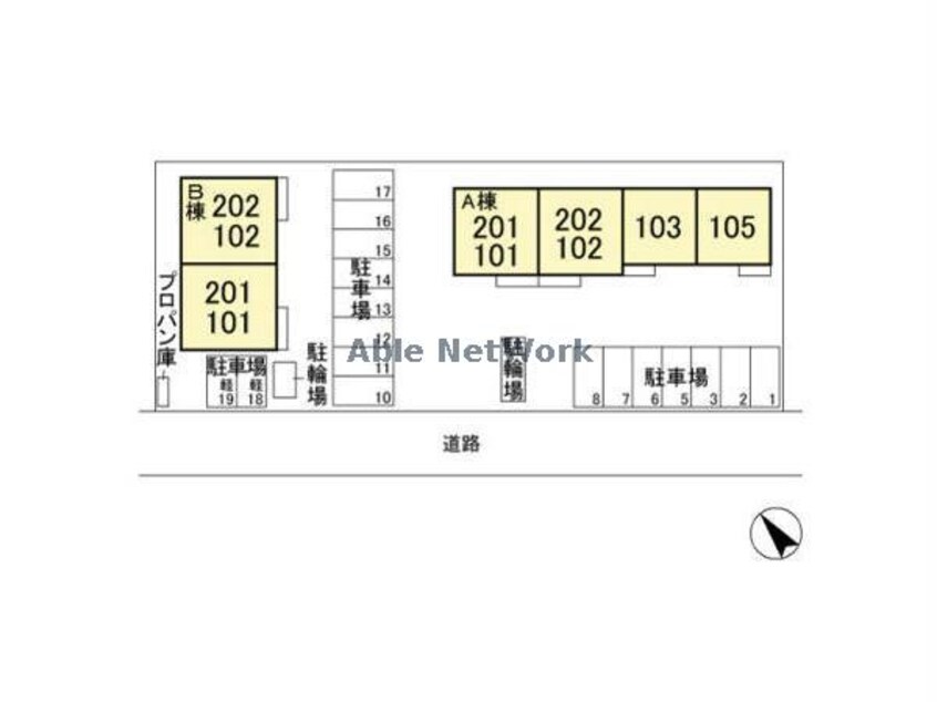  エトアールB棟（熊谷市玉井）
