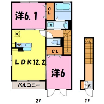 間取図 ラ・ピーノ　3・4（熊谷市石原）