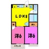 パークハイツ101（熊谷市赤城町） 2LDKの間取り