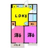 パークハイツ101（熊谷市赤城町） 2LDKの間取り
