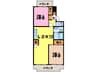 行田ハイツ（行田市宮本） 2LDKの間取り