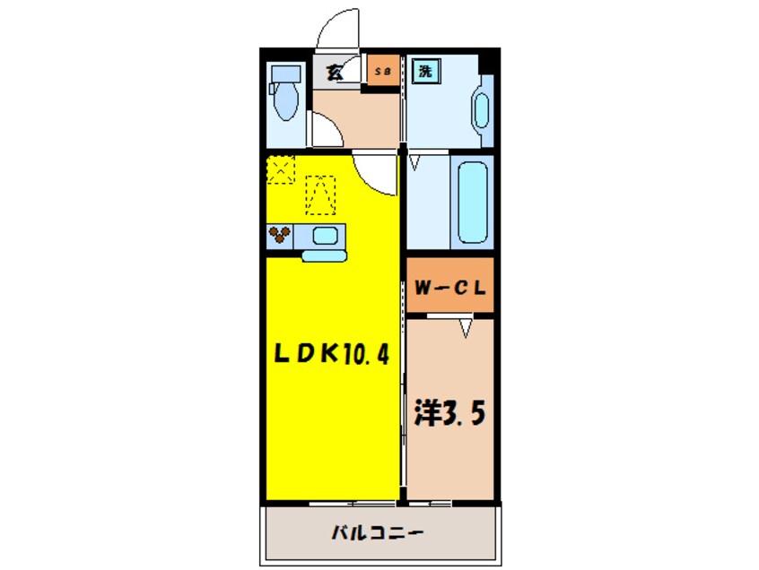 間取図 レフィナード末広（熊谷市末広）700061515-001