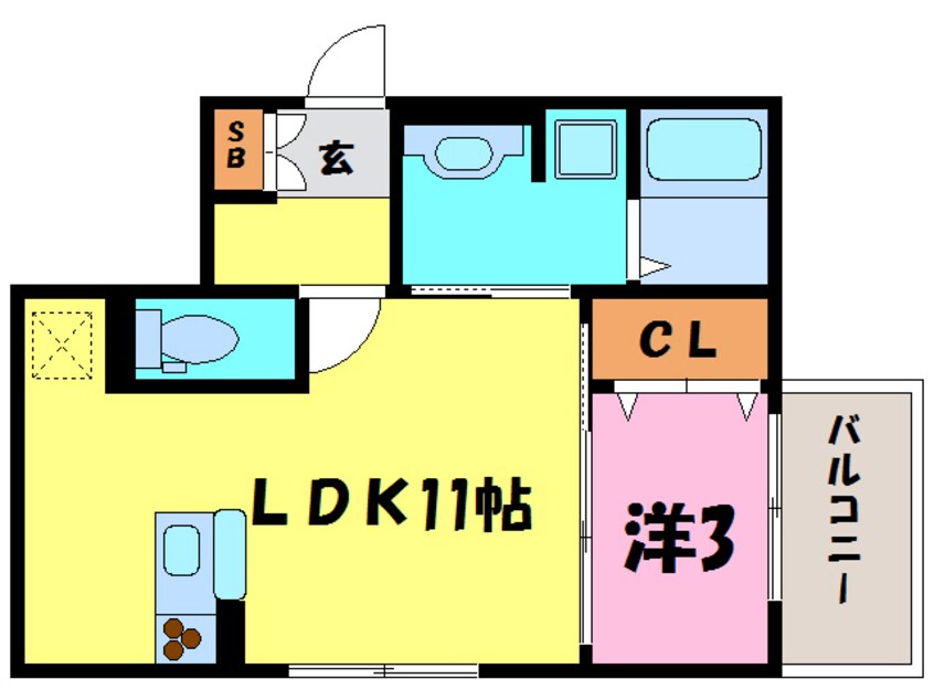 間取図 エヴァーラスティング熊谷（熊谷市曙町）700062560-001