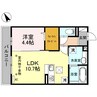 エヴァーラスティング熊谷（熊谷市曙町） 1LDKの間取り